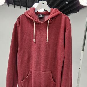 Men's True Classic Burgundy Hoodie with Drawstring